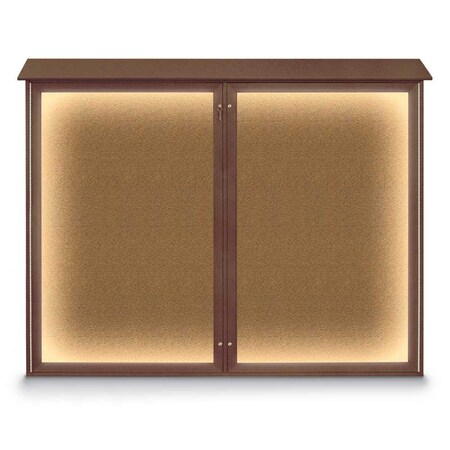 United Visual Products Letterboard, Burgundy/Bronze UV1160D-BRONZE-BURGUN